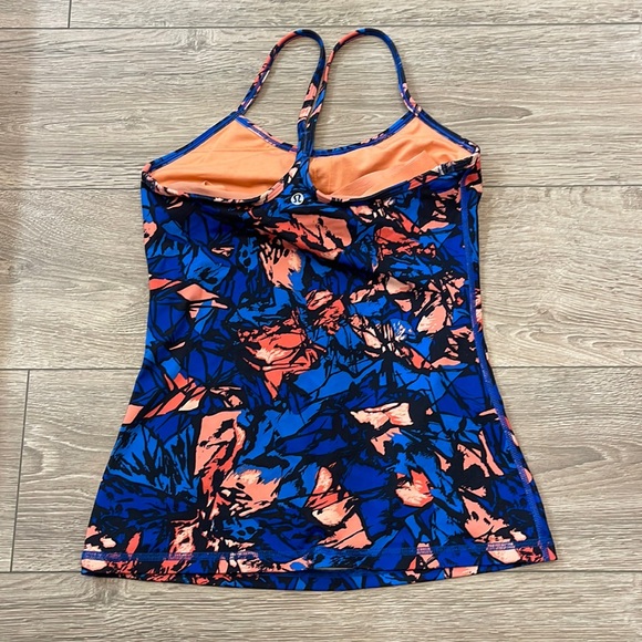 Lululemon Multicolored Pattern Y Tank - Picture 2 of 2